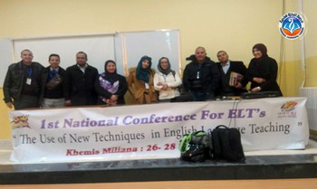 the first « ELT National Conference »  which took place in Khemis Milliana