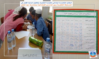 تاونزة تفتك الرتبة الأولى في مسابقة عيد العلم بين مدارس الابتدائي